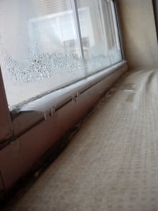 window condensation water seepage